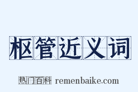 枢管近义词是什么意思的图片